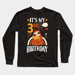 It's My 3rd Birthday Long Sleeve T-Shirt